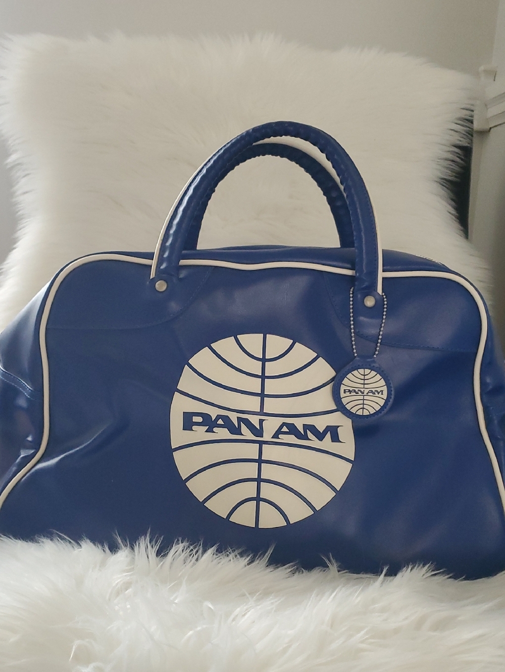Panam officially Certified Vintage Style Luggage Weekender Duffel Bag